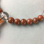 Japanese Buddhist Prayer Beads Vtg Juzu Linden Tree Seed Rosary Bracelet JZ9