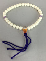 Japanese Buddhist Prayer Beads Vtg Juzu Rosary Bracelet Amulet B930