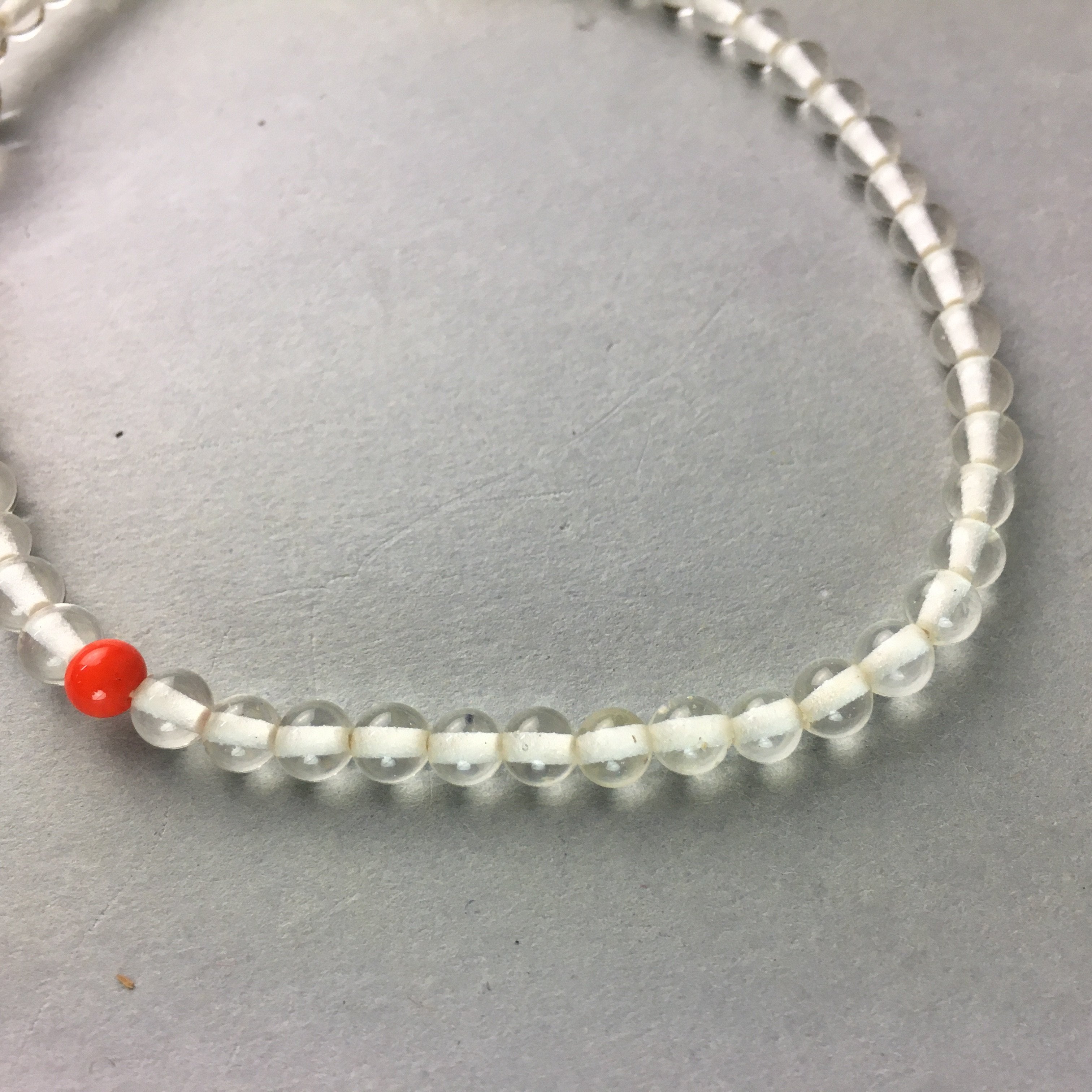 Japanese Buddhist Prayer Beads Vtg Juzu Rosary Bracelet JZ48