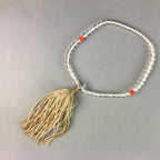 Japanese Buddhist Prayer Beads Vtg Juzu Rosary Bracelet JZ48