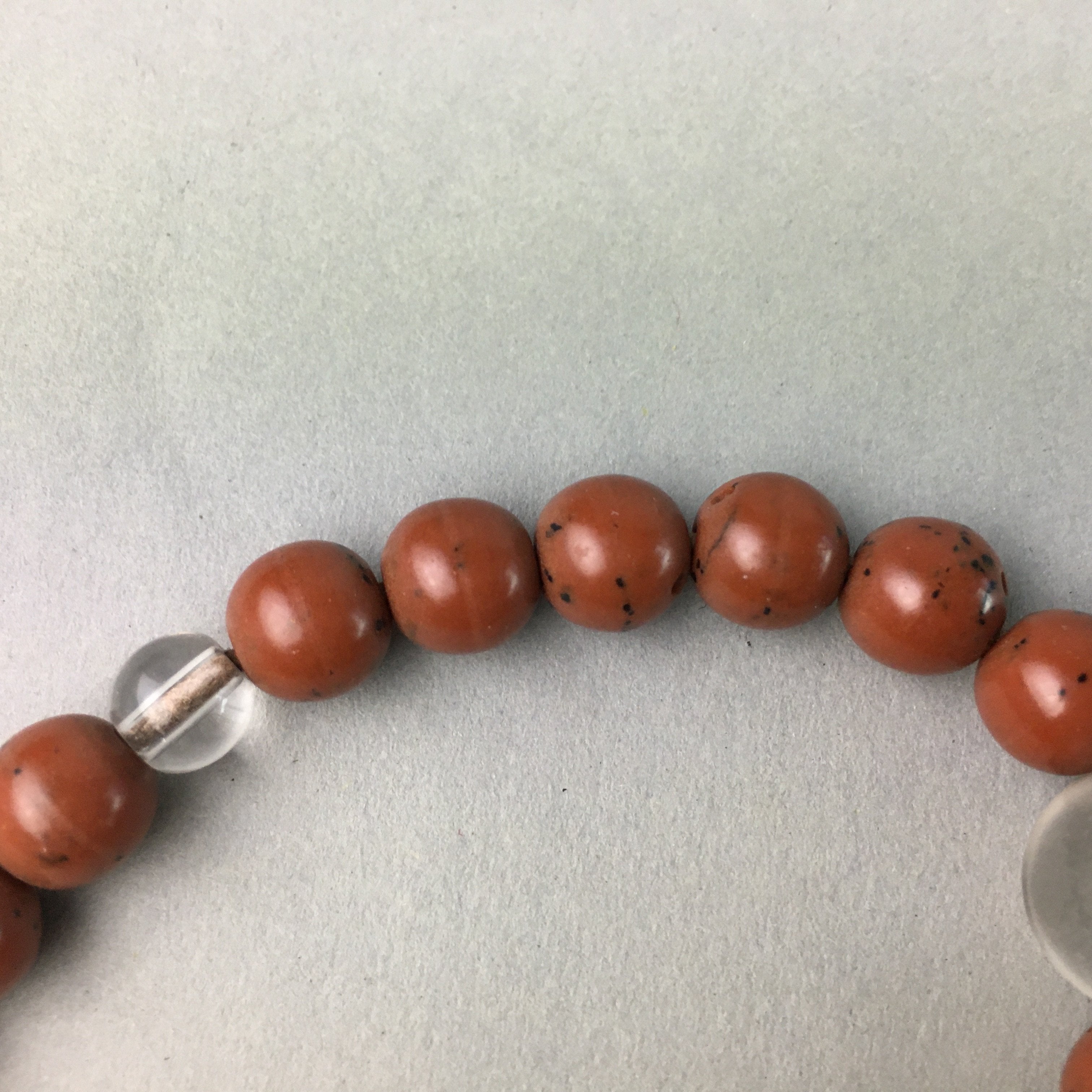 Japanese Buddhist Prayer Beads Vtg Linden Tree Seed Juzu Rosary Bracelet JZ23