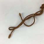 Japanese Buddhist Prayer Beads Vtg Mahogany Obsidian Style Juzu Rosary JZ74