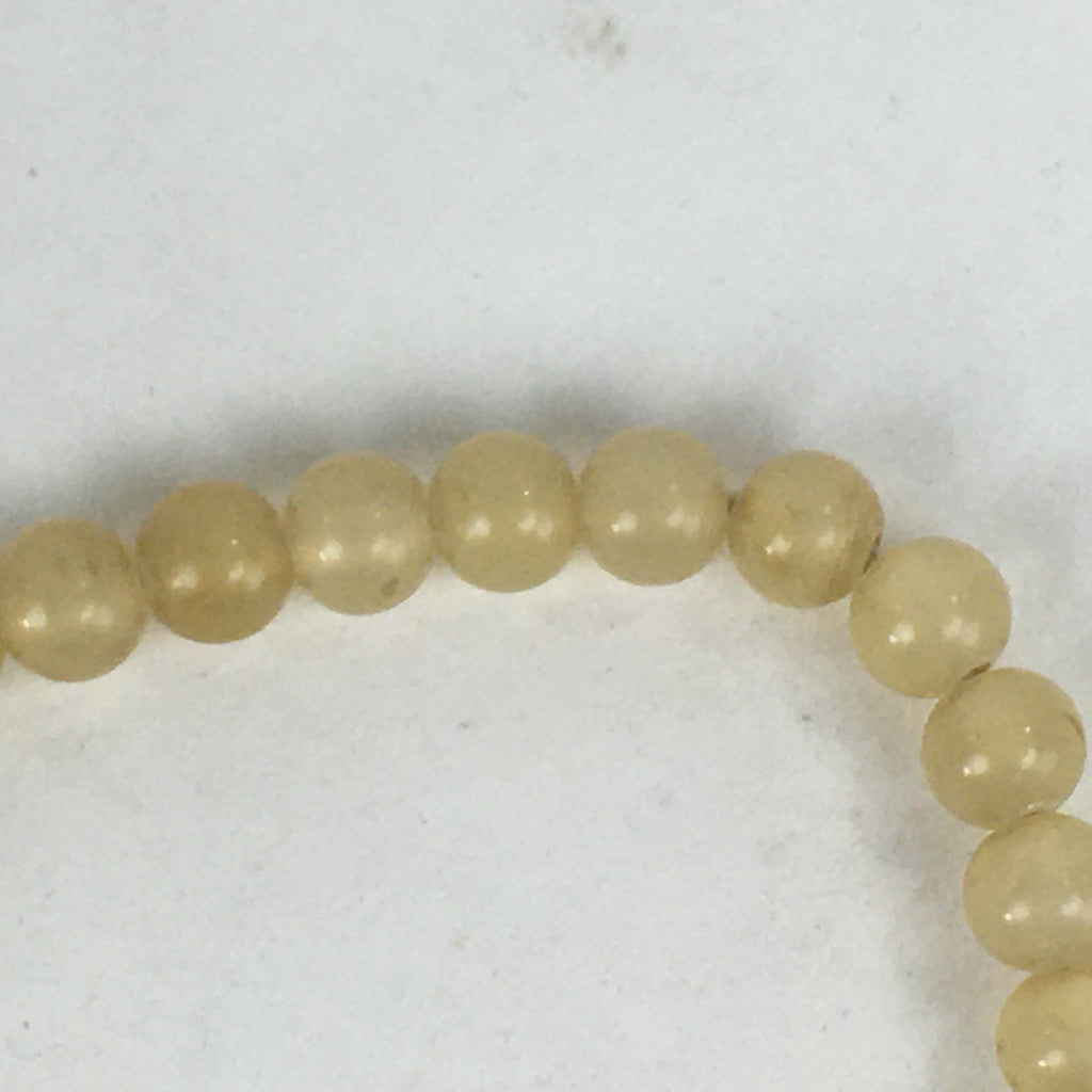 Japanese Buddhist Prayer Beads Vtg Orange Sango With Bag Juzu Bracelet JZ101