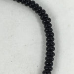 Japanese Buddhist Prayer Beads Vtg Sango Orange Black Juzu Rosary Bracelet JZ98