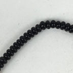 Japanese Buddhist Prayer Beads Vtg Sango Orange Black Juzu Rosary Bracelet JZ98