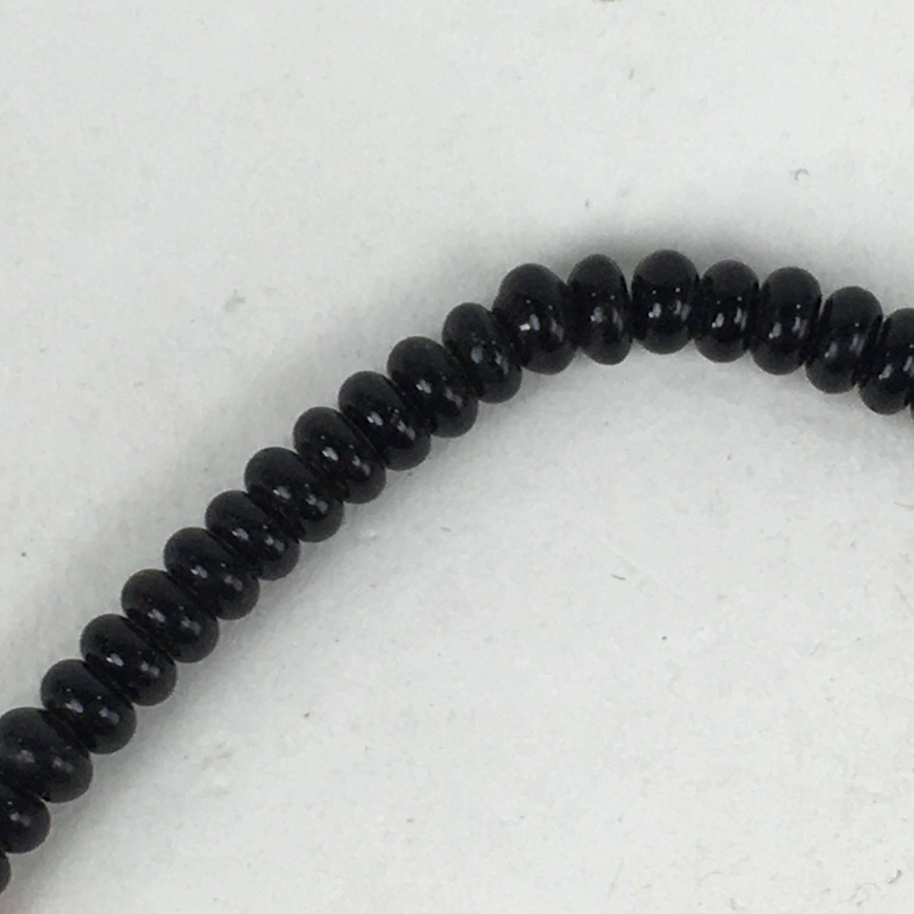 Japanese Buddhist Prayer Beads Vtg Sango Orange Black Juzu Rosary Bracelet JZ98