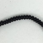 Japanese Buddhist Prayer Beads Vtg Sango Orange Black Juzu Rosary Bracelet JZ99