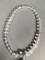 Japanese Buddhist Prayer Beads Vtg Translucent Juzu Rosary Bracelet JZ50