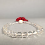 Japanese Buddhist Prayer Beads Vtg Translucent Juzu Rosary Bracelet JZ51