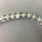 Japanese Buddhist Prayer Beads Vtg Translucent Rosary Bracelet JZ7