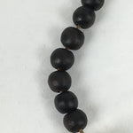 Japanese Buddhist Prayer Beads Vtg Wood Brown Juzu Rosary Bracelet JZ100