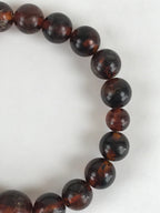 Japanese Buddhist Prayer Beads Worship Vtg Juzu Rosary Bracelet Plastic Case JZ1