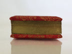 Japanese Buddhist Prayer Book Notepad Kakocho Vtg Paper Red Fabric BU760