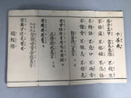 Japanese Buddhist Sutra Book Vtg Folding Fabric Cover Paper JK138
