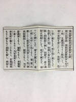 Japanese Buddhist Sutra Book Vtg Gongyo Hannyashinkyo Large Letters C1980 BU664