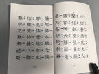 Japanese Buddhist Sutra Book Vtg Paper Jodo-Shin Sect Daily Red BU295