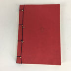 Japanese Buddhist Sutra Book Vtg Paper Jodo Shinshu Otani-ha Sect Daily Red BU4