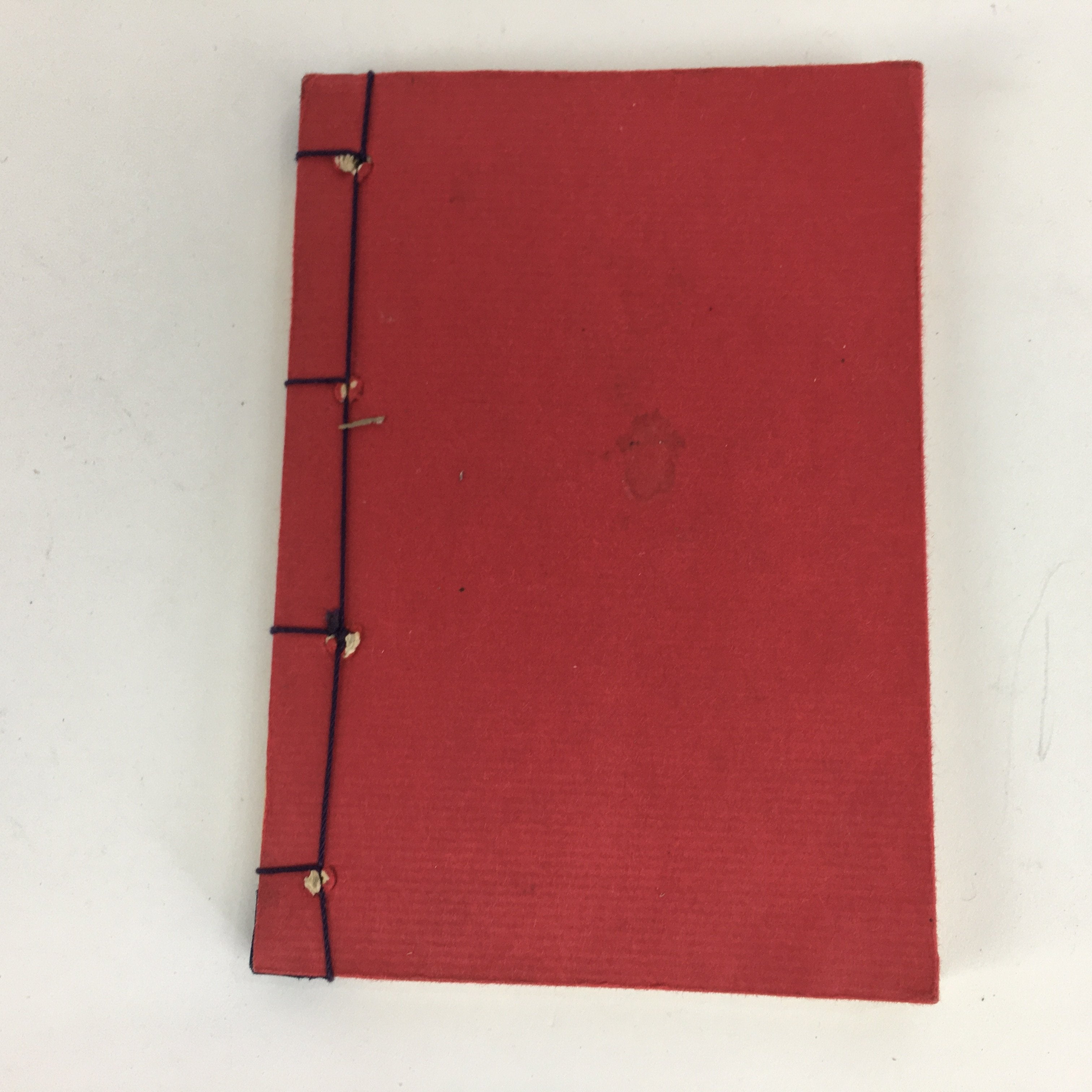 Japanese Buddhist Sutra Book Vtg Paper Jodo Shinshu Otani-ha Sect Daily Red BU4