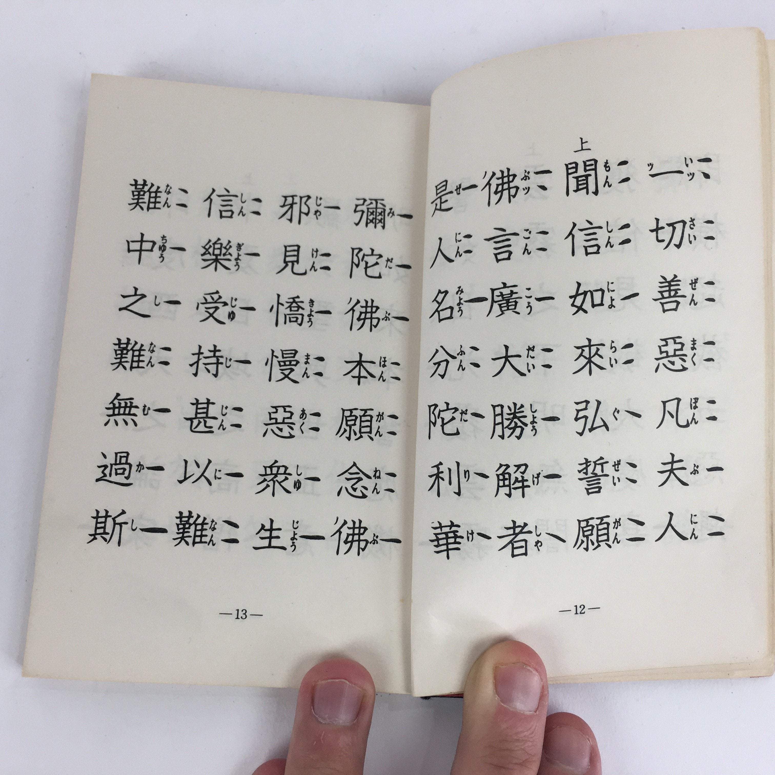 Japanese Buddhist Sutra Book Vtg Paper Jodo Shinshu Otani-ha Sect Daily Red BU4
