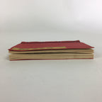 Japanese Buddhist Sutra Book Vtg Paper Jodo Shinshu Otani-ha Sect Daily Red BU4