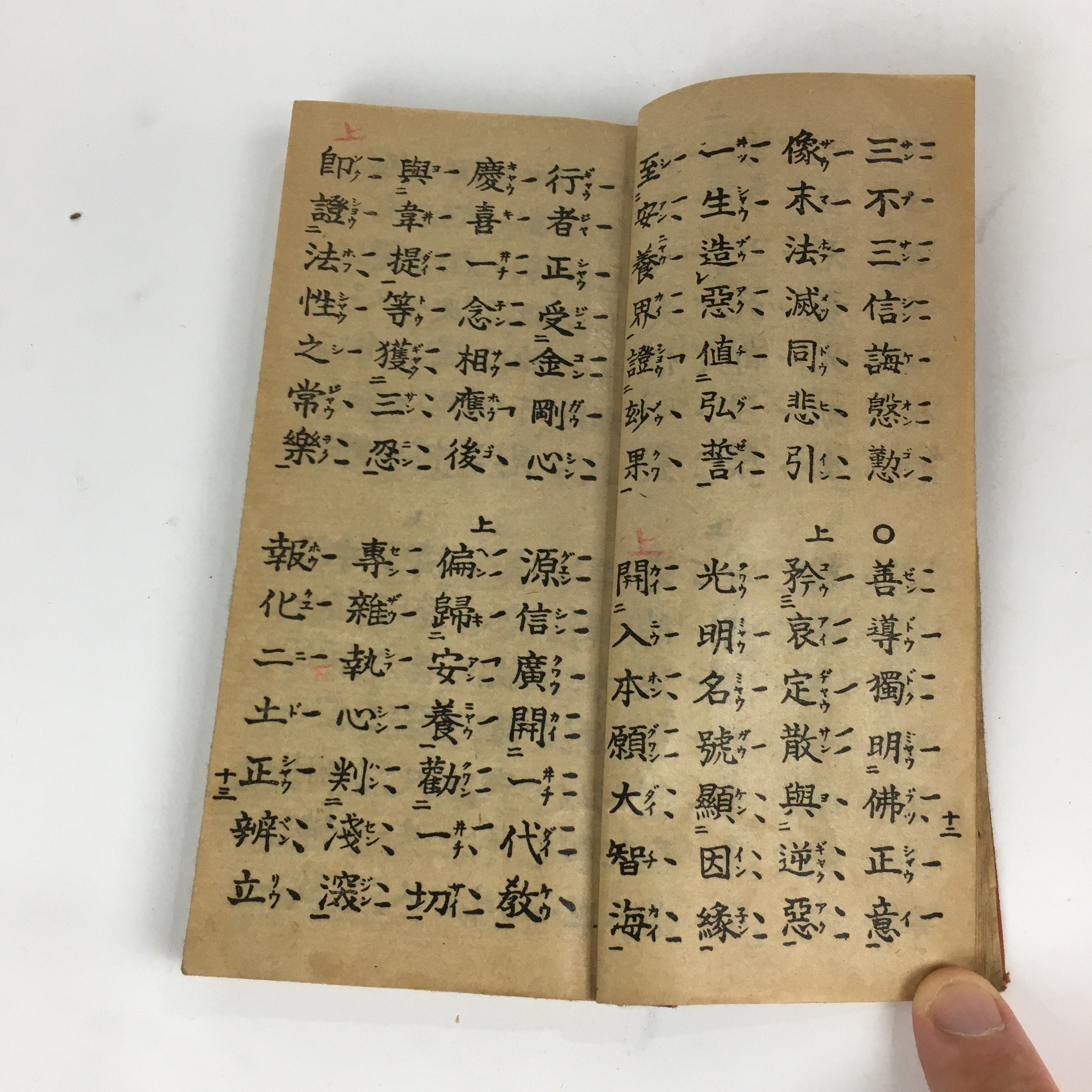 Japanese Buddhist Sutra Book Vtg Paper Jodo shinshu Dainihonboseki Shuchin BU487