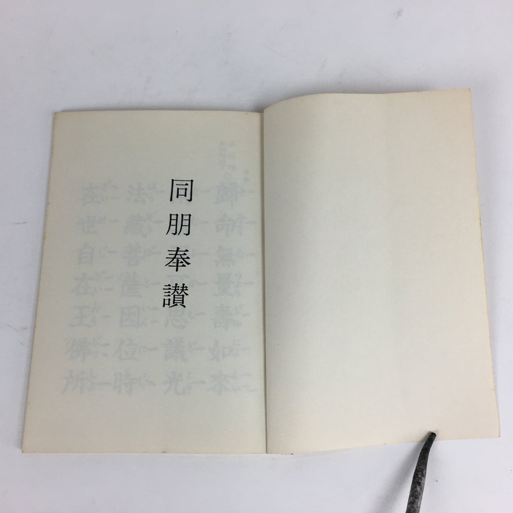 Japanese Buddhist Sutra Book Vtg Paper Jodo shinshu Otani Dohohosan BU496