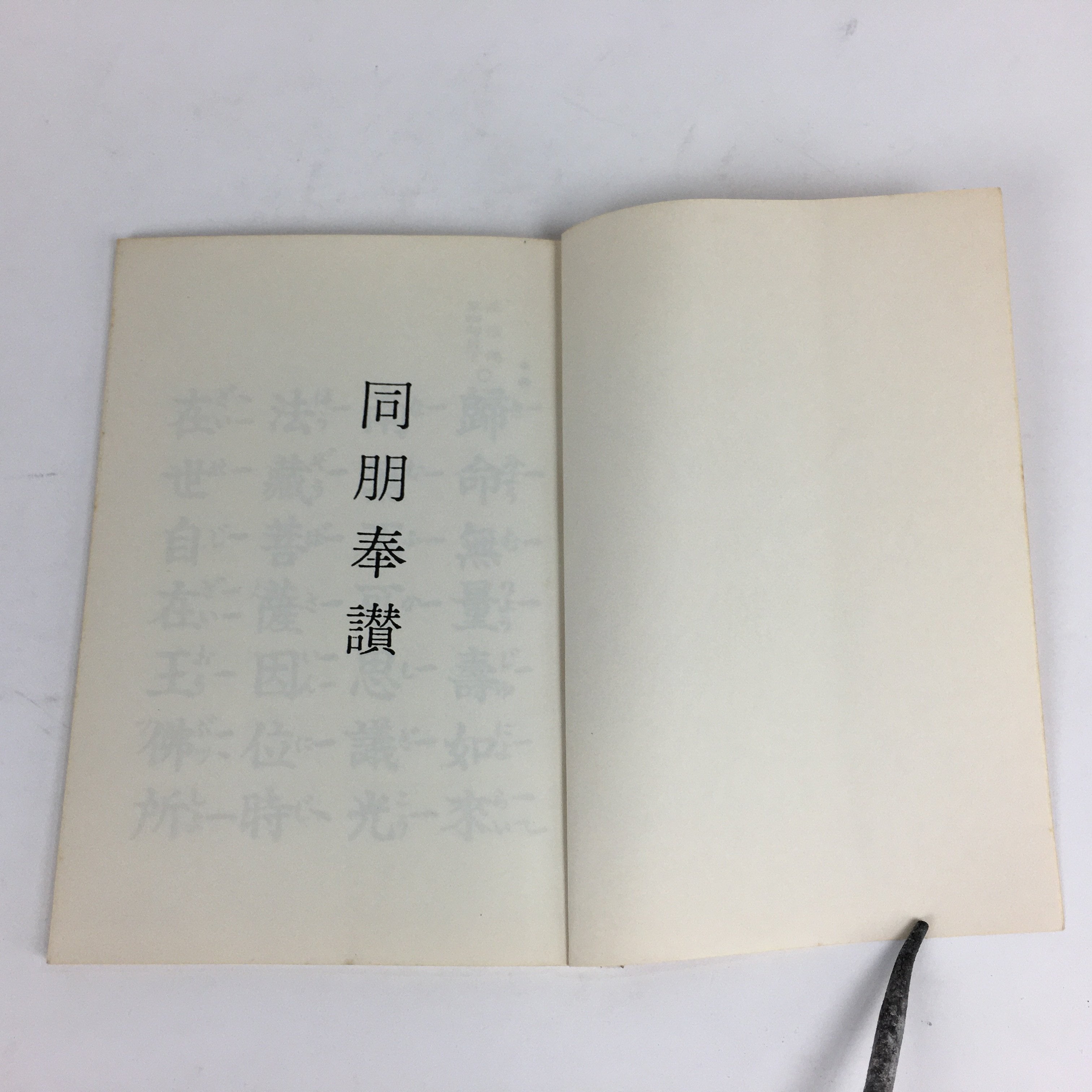 Japanese Buddhist Sutra Book Vtg Paper Jodo shinshu Otani Dohohosan BU496