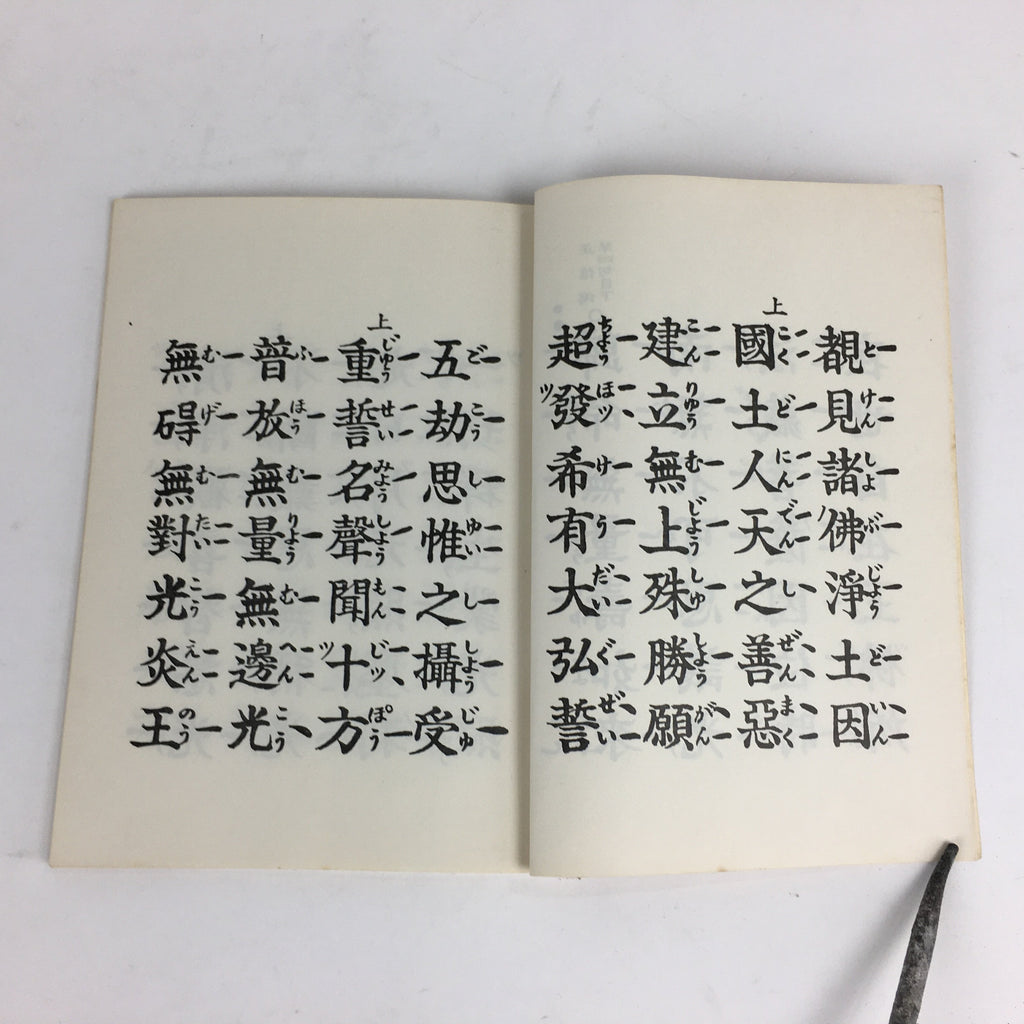 Japanese Buddhist Sutra Book Vtg Paper Jodo shinshu Otani Dohohosan BU496