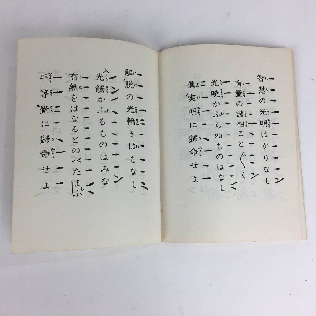 Japanese Buddhist Sutra Book Vtg Paper Jodo shinshu Otani Dohohosan BU496