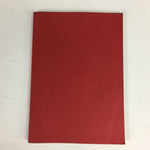 Japanese Buddhist Sutra Book Vtg Paper Jodo shinshu Otani Gongyoshu Red BU495