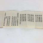 Japanese Buddhist Sutra Book Vtg Paper Naritasan Hogaku Daily Use Book Red BU481