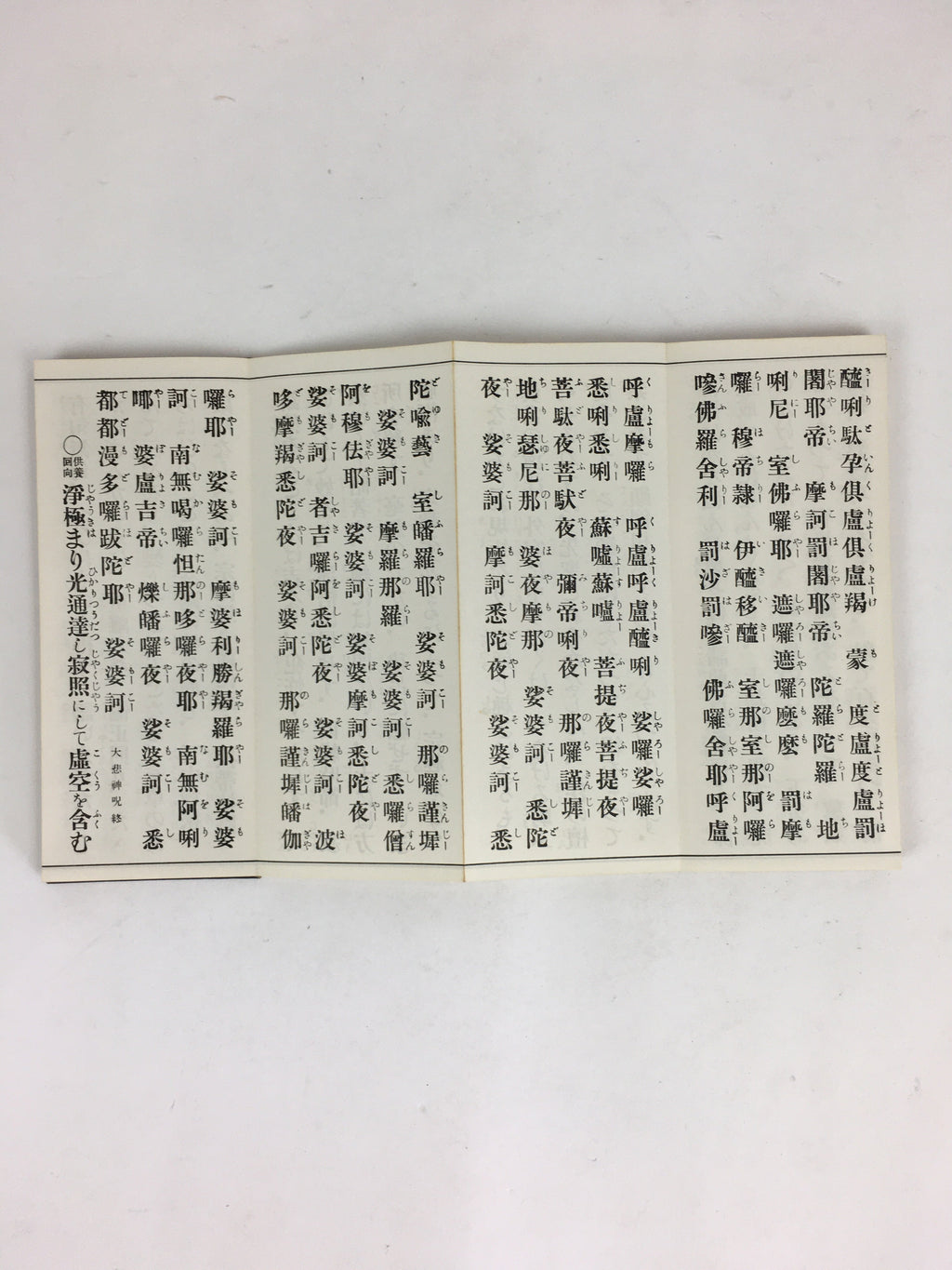 Japanese Buddhist Sutra Book Vtg Rinzai-Shu Regular sutra C1970 Zen Blue BU668
