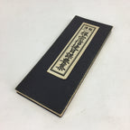 Japanese Buddhist Sutra Book Vtg Rinzai-Shu Regular sutra C1970 Zen Blue BU668