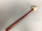 Japanese Buddhist Wood Percussion Instrument Vtg Mokugyo Drum Pillow BU398