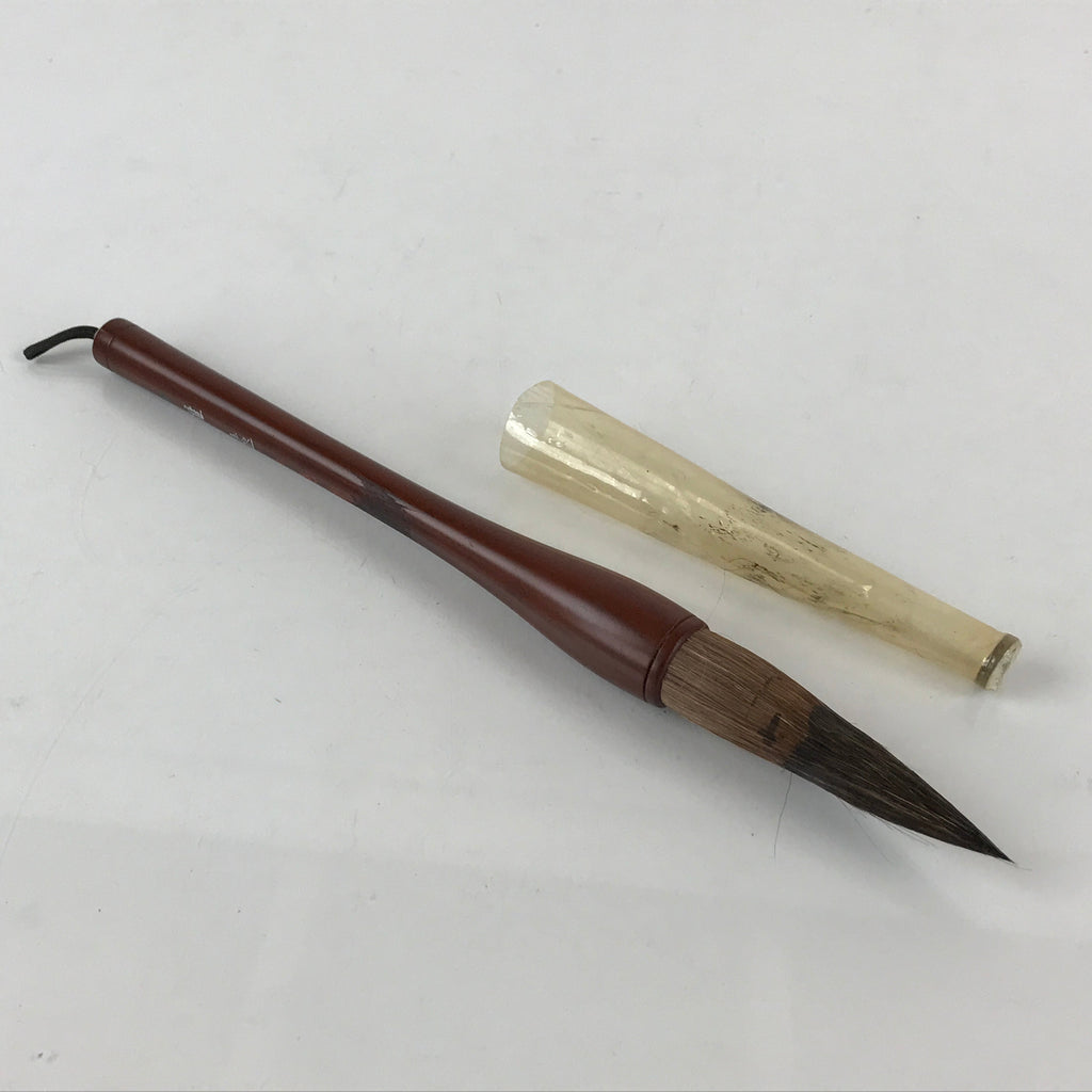 Japanese Calligraphy Tool Calligraphy Brush Vtg Shodo Shuji Kanji JK421