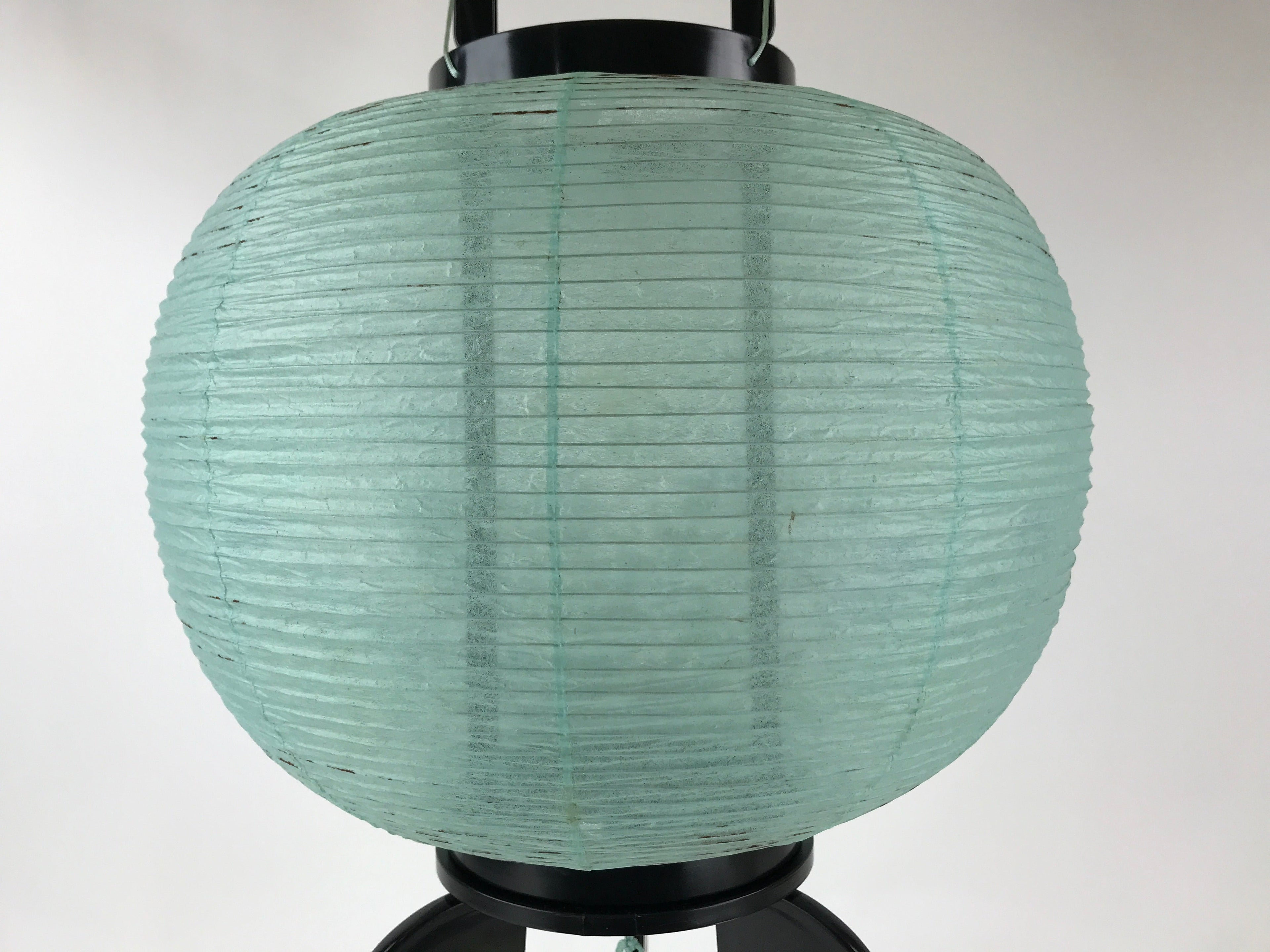 Japanese Candle Ouchi Lantern Vtg 3 Legs Standing Chochin Obon Festival LT56