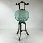 Japanese Candle Ouchi Lantern Vtg 3 Legs Standing Chochin Obon Festival LT56