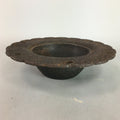 Japanese Cast Iron Ashtray Vtg Nanbu Tekki Floral Arare Iwachu Haizara T57