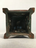 Japanese Cast Iron Hanging Lantern Vtg Toro Candle Buddhist Hall Konjiki-Do JK16