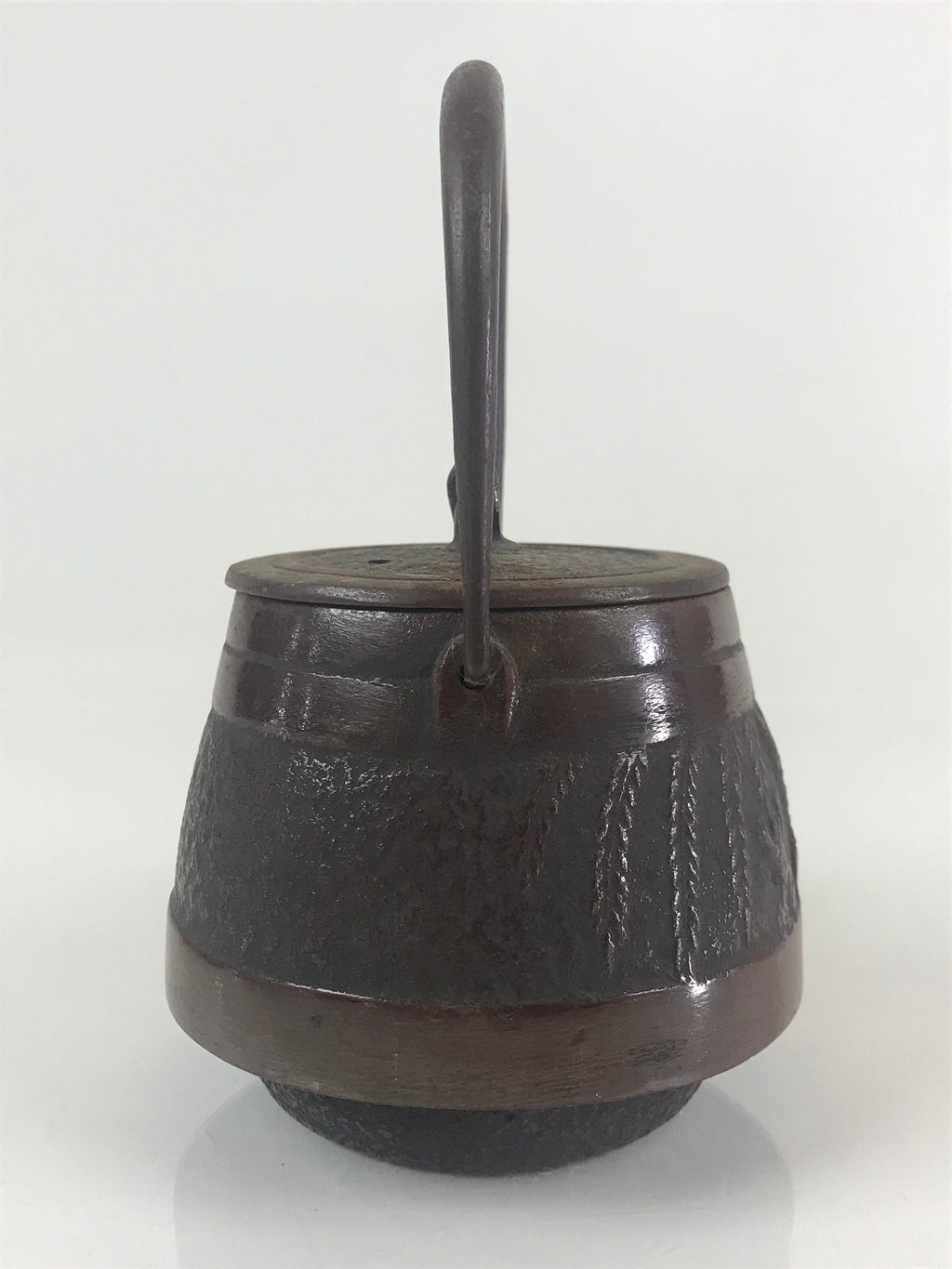 Japanese Cast Iron Teapot Tetsubin Kettle Trivet Vtg Nanbu Tekki Kyusu T102