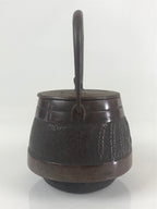 Japanese Cast Iron Teapot Tetsubin Kettle Trivet Vtg Nanbu Tekki Kyusu T102
