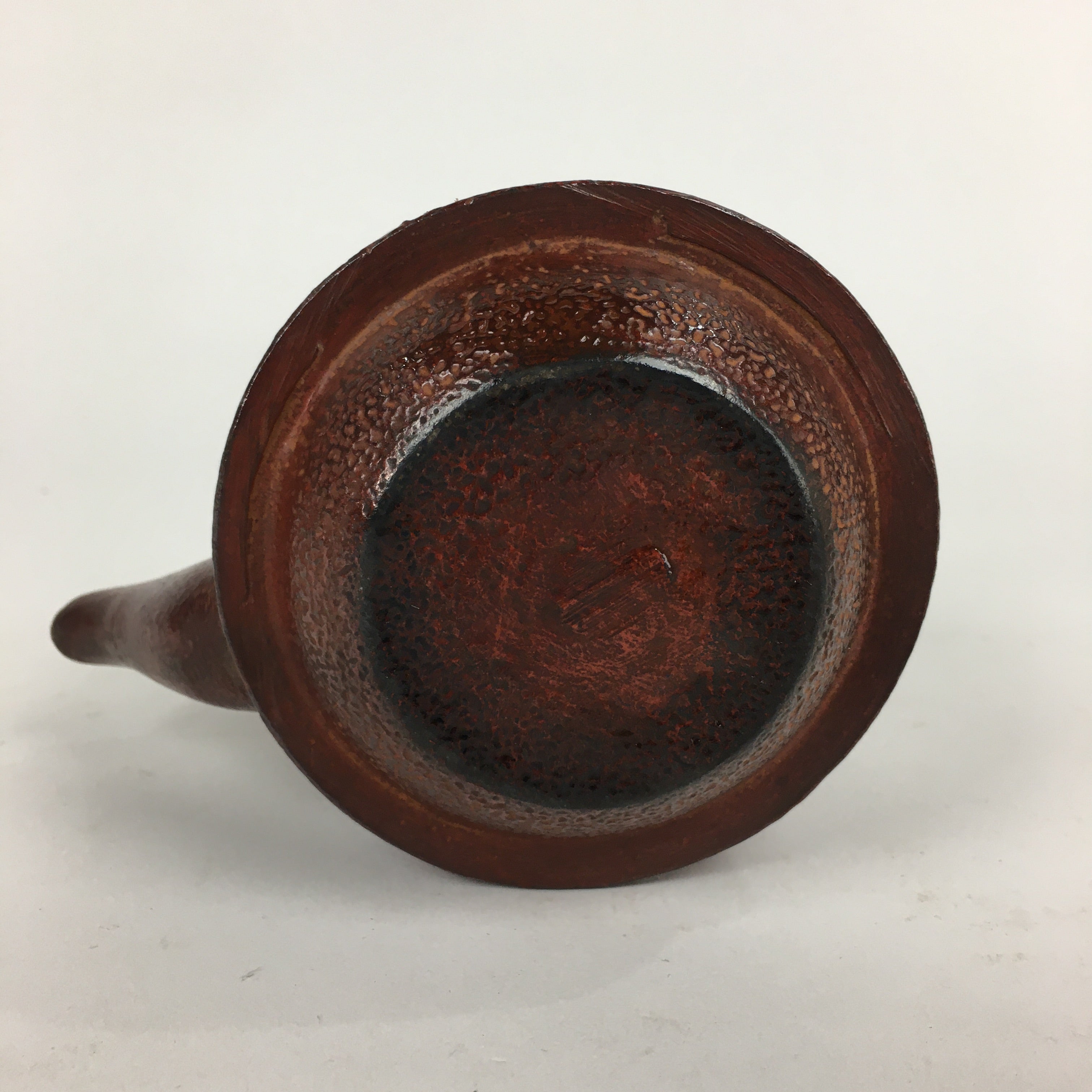 Japanese Cast Iron Teapot Vtg Kyusu Tetsubin Kettle Flower Nanbu Tekki Brown T82