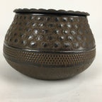 Japanese Cast Iron Wastewater Receptacle Vtg Nanbu Tekki Tea Ceremony Kensui T84