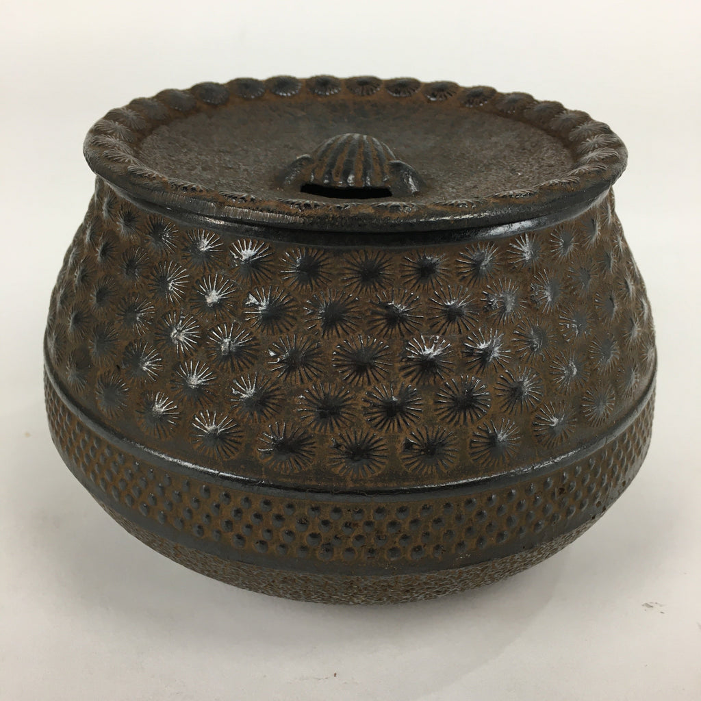 Japanese Cast Iron Wastewater Receptacle Vtg Nanbu Tekki Tea Ceremony Kensui T84