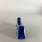 Japanese Celadon Porcelain Chopstick Rest Holder Vtg Hashioki Blue Snake CR146