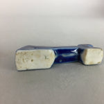 Japanese Celadon Porcelain Chopstick Rest Holder Vtg Hashioki Blue Snake CR146
