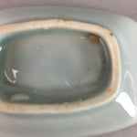 Japanese Celadon Porcelain Small Plate Shallow Bowl Kozara Rectangle Seiji PT923