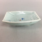 Japanese Celadon Porcelain Small Plate Shallow Bowl Kozara Rectangle Seiji PT923