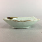 Japanese Celadon Porcelain Small Plate Shallow Bowl Kozara Rectangle Seiji PT924