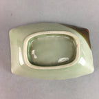 Japanese Celadon Porcelain Small Plate Shallow Bowl Kozara Rectangle Seiji PT925